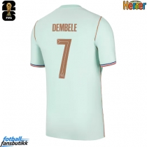 Frankrike Ousmane Dembele #7 Bortedrakt EM 2024 Kortermet